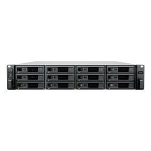 NAS Synology SA3400D; 2U RACK; 12x (3.5" SAS HDD/2.5" SAS SSD); Intel Xeon D-1541 (per controller); 8 GB DDR4 ECC UDIMM (max. 64GB) - per controller, 2x 1GbE RJ-45, 1x 10GbE RJ-45 (per controller)