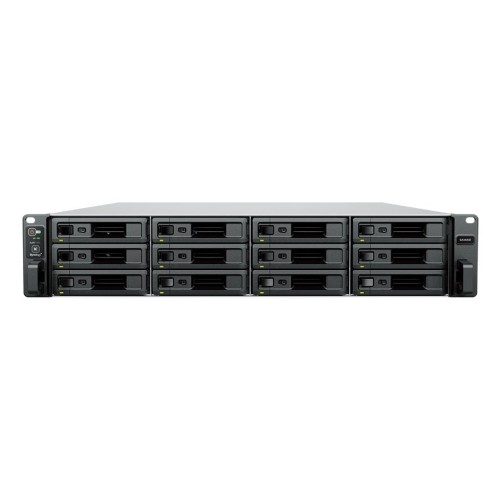 NAS Synology SA3400D; 2U RACK; 12x (3.5" SAS HDD/2.5" SAS SSD); Intel Xeon D-1541 (per controller); 8 GB DDR4 ECC UDIMM (max. 64GB) - per controller, 2x 1GbE RJ-45, 1x 10GbE RJ-45 (per controller) - 2018560