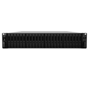 NAS Synology FS3600; 2U RACK; 24x (2.5" SAS/SATA SSD/HDD); Intel Xeon D-1567;,16 GB DDR4 ECC RDIMM (max. 128GB),4 x 1GbE RJ-45, 2 x 10GbE RJ-45