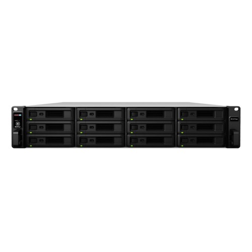 Expansion unit Synology RX1217sas; 2U RACK; 12x (3.5"/2.5" SAS/SATA SSD/HDD) - 2018639