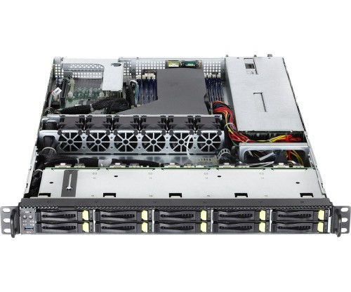 Platforma ASRock Rack (1U) AMD Epyc 7002 (10xSFF, 2x10GbE,  OCP Mezz., Red.PSU, IPMI) - 2019623