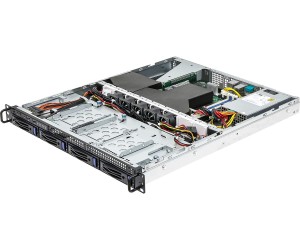 Platforma ASRock Rack (1U) AMD Ryzen (4xLFF, 2xGbE, Fixed PSU, IPMI)