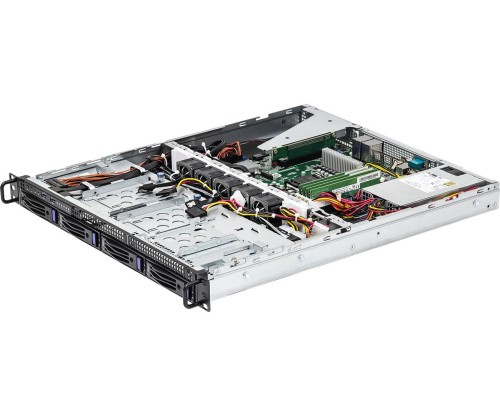Platforma ASRock Rack (1U) Intel E-23XX (4xLFF, 2xGbE, Fixed PSU, IPMI) - 2019690