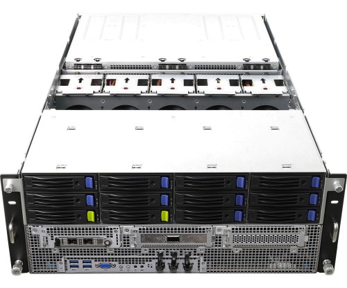 Platforma ASRock Rack (4U) AMD Epyc 7000 (12xLFF, 2x10GbE, 8xGPU, Red. PSU, IPMI) - 2019728