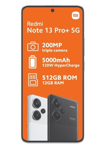 Smartfon Xiaomi Redmi Note 13 PRO+ 5G 12/512GB White - 2021044