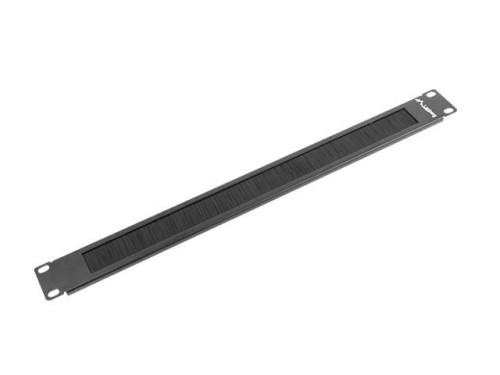 Panel szczotkowy Lanberg AK-1101-B do szafy 19" 1U czarny - 694385