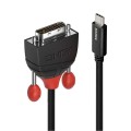 Adapter LINDY USB-C - DVI 3m Czarny - 1629939