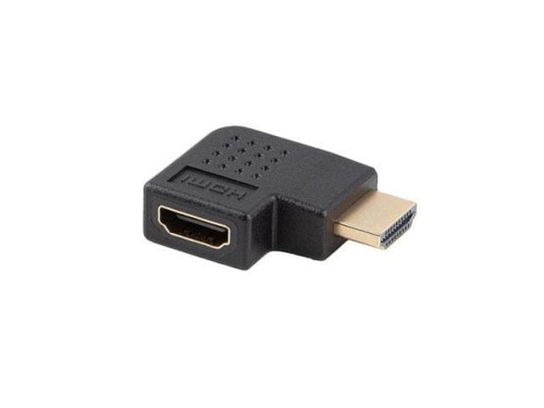 Adapter Lanberg HDMI(M) -> HDMI(F) 4K kątowy prawo czarny - 1939131