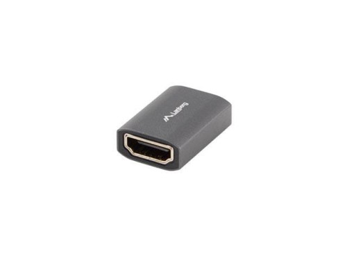 Adapter Lanberg HDMI(F)->HDMI(F) 8K beczka srebrna aluminium - 1939127
