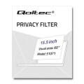 Filtr prywatyzujący RODO Qoltec do MacBook Pro Touch Bar | 15.5" - 2004952