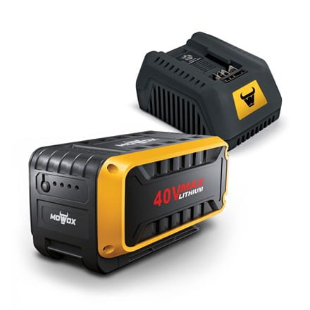 MoWox | Zestaw startowy baterii litowej i ładowarki 40 V Max, 1 x BA 154 (40 V/4,0 Ah) i 1 x BC 85 (szybka ładowarka 4 Apm) | BA 154 ZESTAW - 2021527