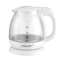 Czajnik elektryczny szklany Maestro MR-055-WHITE 1,0l, 1100W biały - 996519