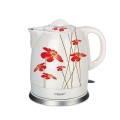 Czajnik elektryczny ceramiczny Maestro MR-066-RED Flowers 1,5l, 1200W biało-czerwony - 885958