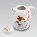 Czajnik elektryczny ceramiczny Maestro MR-066-RED Flowers 1,5l, 1200W biało-czerwony - 885959
