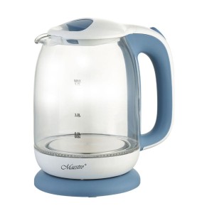 Czajnik elektryczny szklany Maestro MR-056-BLUE 1,7l, 2200W biało-niebieski