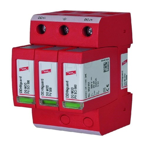 Ogranicznik przepięć DC DEHNguard M YPV SCI 1000 3P Typ II - 1653079