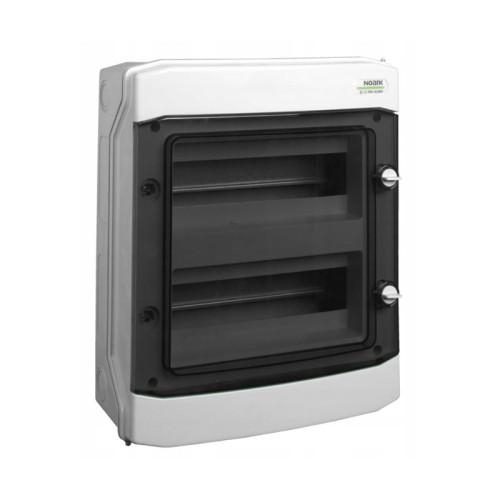 Obudowa instalacyjna natynkowa Noark, plastikowa, natynk., IP65, 2 rzędy, 12 modułów, 1500V DC - 1660237