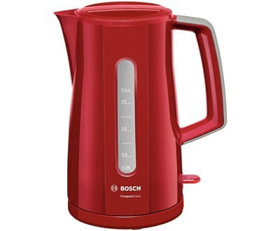 Czajnik elektryczny BOSCH TWK 3A014 (2400W 1.7l; kolor czerwony) - 701629