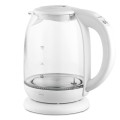 ELDOM CZAJNIK SZKLANY LUMI, POJ. 1,7 L,REG TEMP. WODY, 2200 W,BIAŁY C510B - 996672