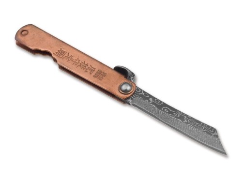 Nóż Higo Bonsai Irogane Damascus - 2027515