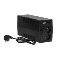 Zasilacz awaryjny komputerowy UPS REBEL model Nanopower Plus 850 ( offline, 850VA / 480W , 230 V , 50Hz , LCD , USB , RJ45 ) - 2028117