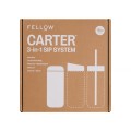 Fellow Carter Zes Kubek+3 nakrętki Biały mat 473ml - 2028627