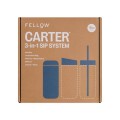 Fellow Carter Zes Kubek+3 nakrętki Granatowy 473ml - 2028632