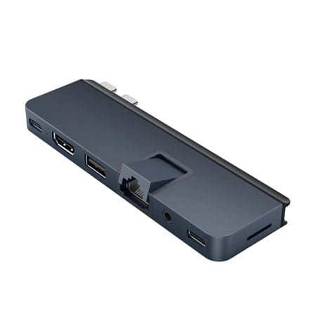 HYPERDRIVE DUAL USB-C TB/COMPATIBLE 7-IN-2 HUB W UNIV USB - 2030268