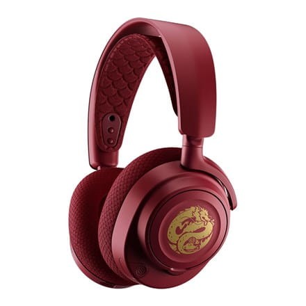Seria SteelSeries | Zestaw słuchawkowy do gier | Arctis Nova 7 | Łączność Bluetooth | Nauszne | Mikrofon | Redukcja szumów | Łączność bezprzewodowa | Edycja Smoka - 2030338