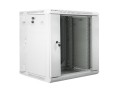 Szafa instalacyjna Rack dwusekcyjna wisząca 19" 12U 600x600 szara Lanberg (flat pack) - 1399001
