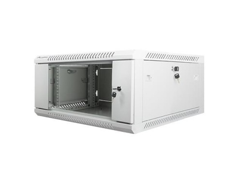 Szafa instalacyjna Rack wisząca 19" 4U 600x600 szara Lanberg (flat pack) - 694986