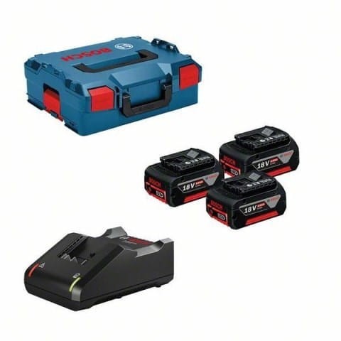 BOSCH Zestaw zasilający 18V Li-on 3x5,0Ah + ład. - 2031413