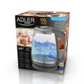 Czajnik elektryczny Adler AD 1286 (2000W 2l; kolor szary) - 810554
