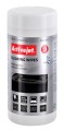 Activejet  AOC-301 chusteczki czyszczące (100 szt.) Uniwersalne ściereczki do czyszczenia komputerów i sprzętu biurowego, bardzo dobrze sprawdzają się z piankami Activejet. Dzięki wygodnemu i szczelne - 1753050