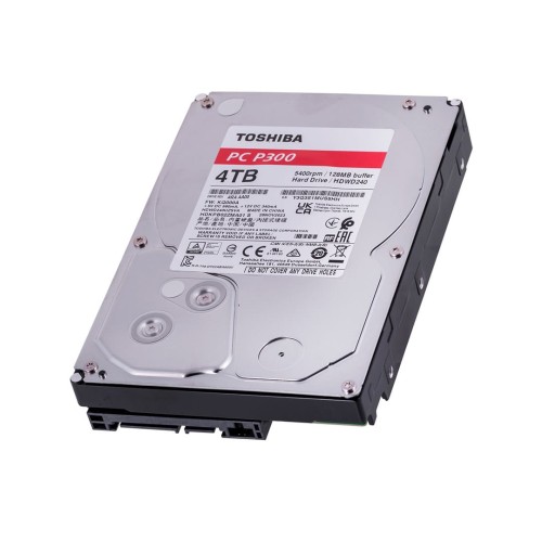 Dysk Toshiba P300 HDWD240UZSVA 4TB 3,5" 5400 128MB SATA III BULK - 725595
