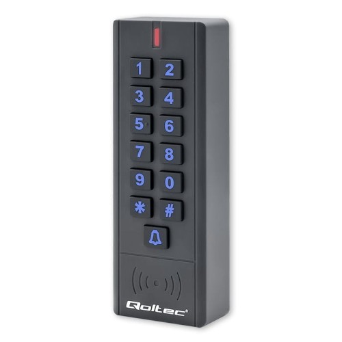 Zamek szyfrowy Qoltec CALISTO z czytnikiem RFID | kod | karta | brelok | dzwonek | IP68 | EM - 2003361