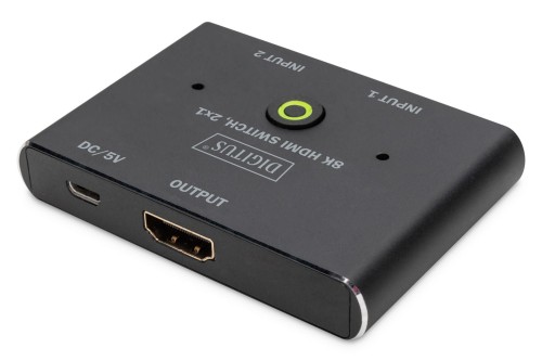 Przełącznik/Switch HDMI 2-portowy 8K 60Hz HDR - 2004046