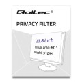 Filtr prywatyzujący RODO Qoltec 23.8" (16:9) - 1198186