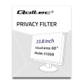 Filtr prywatyzujący RODO Qoltec 23.8" (16:9) - 2004984