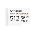 KARTA PAMIĘCI SANDISK HIGH ENDURANCE (rejestratory i monitoring) microSDXC 512GB V30 z adapterem - 1996942