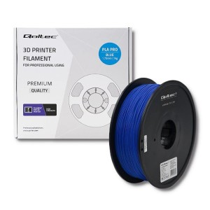 Filament Qoltec do druku 3D | PLA PRO | 1,75mm | 1kg | Blue