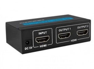 QOLTEC 50536 Qoltec Aktywny rozdzielacz Splitter HDMI 1x2 v.1.3b