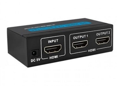 QOLTEC 50536 Qoltec Aktywny rozdzielacz Splitter HDMI 1x2 v.1.3b - 2007585