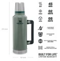 Termos Stanley Legendary Classic 1.9 L Green - 2031967