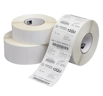 Label, Paper, 102x152mm; Thermal Transfer, Z-PERFORM 1000T REMOVABLE, Uncoated, Removable Adhesive, 76mm Core - 2032106