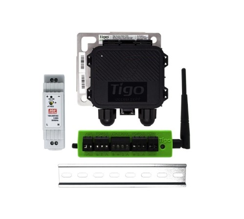 TIGO CCA KIT: CCA + TAP + Din Rail PS - 1544898