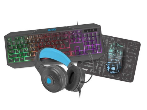 ZESTAW DLA GRACZY 4W1 FURY THUNDERSTREAK 3.0 KLAWIATURA+MYSZ+SŁUCHAWKI+PODKŁADKA RU LAYOUT - 2034852