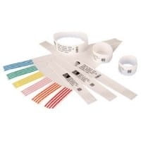 Wristband, Polypropylene, 1x6in (25.4x152.4mm); Direct Thermal, Z-Band Direct, Adhesive closure, Cartridge, 350/roll, 6/box - 2036126