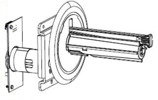 Kit, Liner Take-Up Spindle and Motor Assembly, ZT410 - 2036248