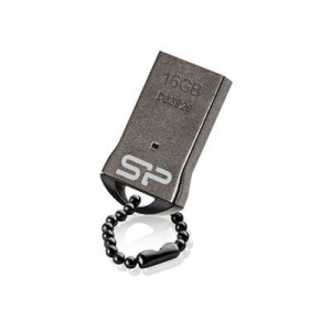 Pendrive Silicon Power 16GB Touch T01 USB 2.0 Black